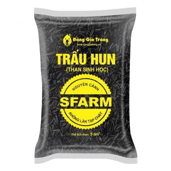 Trấu hun Sfarm chuyên dùng trộn đất trồng cây